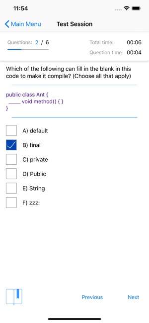 OCA Test SE8 1Z0-808(圖2)-速報App