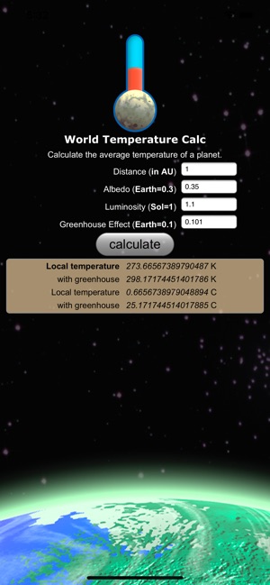 World Temperature Calculator