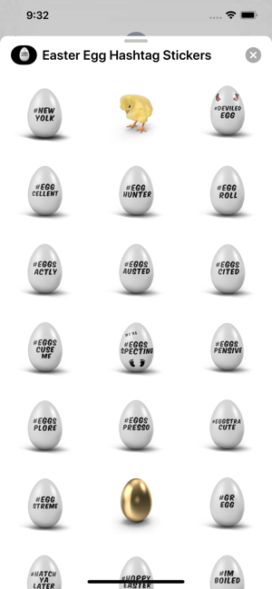 Easter Egg Hashtag Stickers(圖2)-速報App