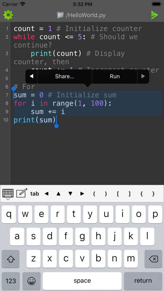 Python programming interpreter app for iphone free download python
