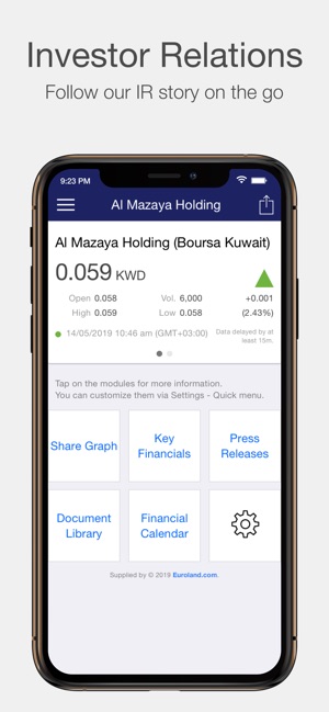 Al Mazaya Investor Relations(圖1)-速報App