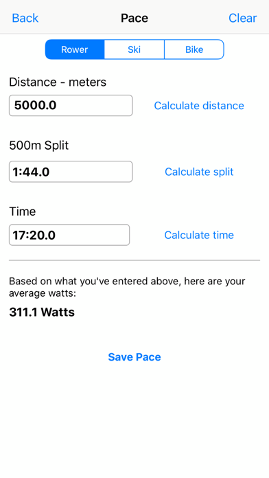Watts My Pace - Calculator screenshot 2