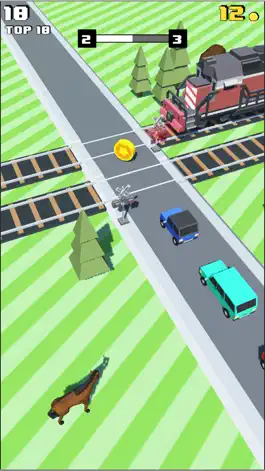 Game screenshot Crossy Tracks 3D mod apk