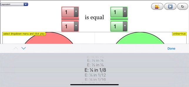 Compare Fractions Interactive(圖2)-速報App