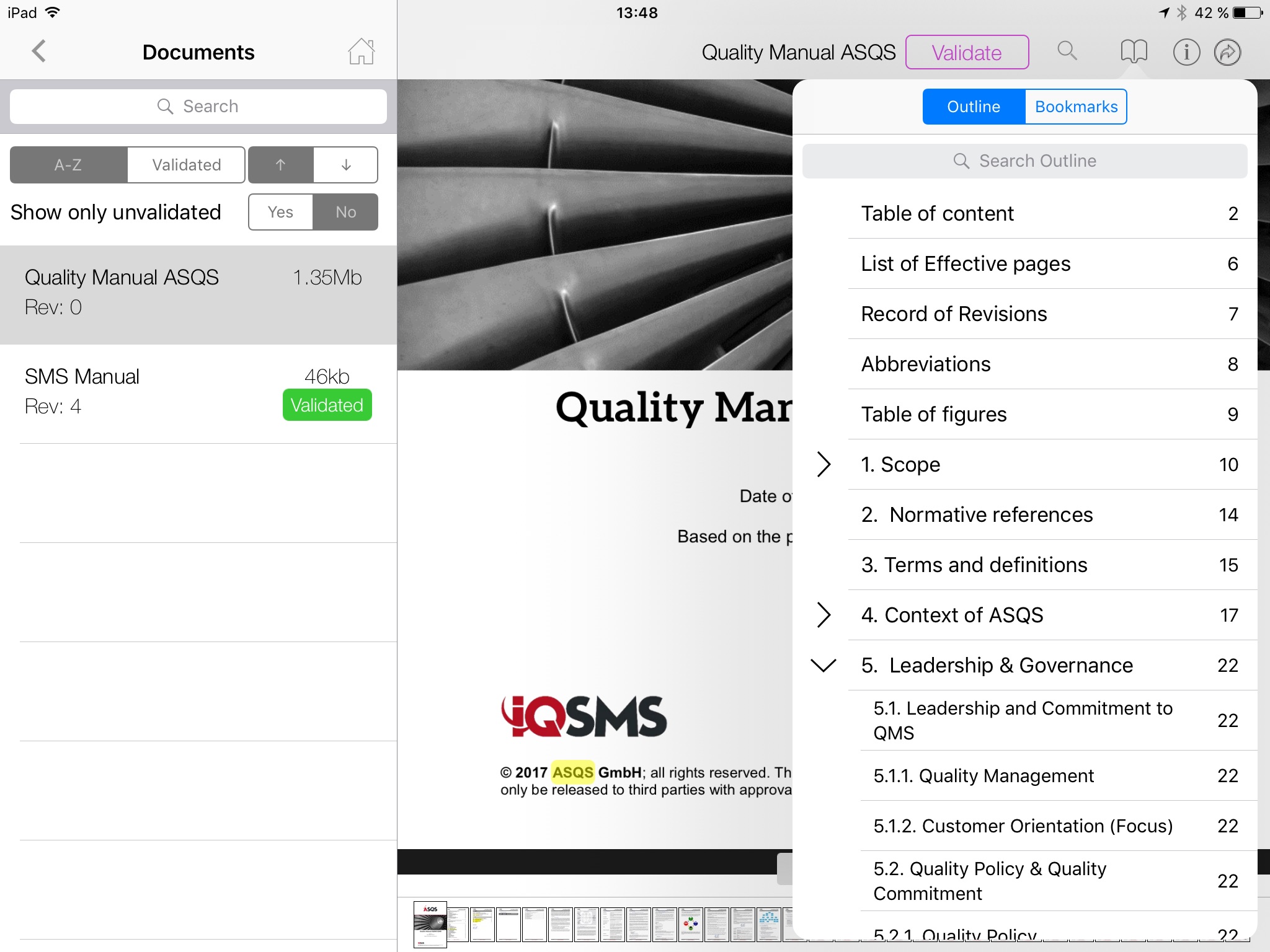 IQSMS Document Distribution screenshot 3