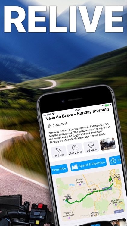 Scenic Motorcycle Navigation
