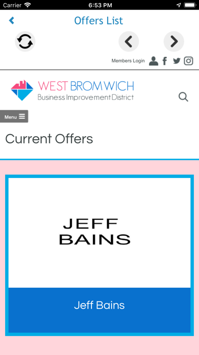 West Bromwich BID Card screenshot 3