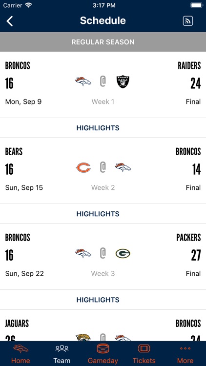 Denver Broncos 365 screenshot-3
