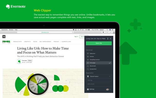 Evernote Web Clipper