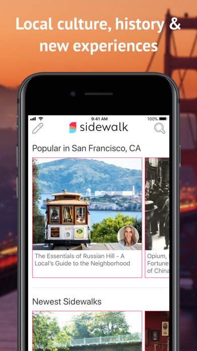 How to cancel & delete Sidewalk - Walking Tours from iphone & ipad 2