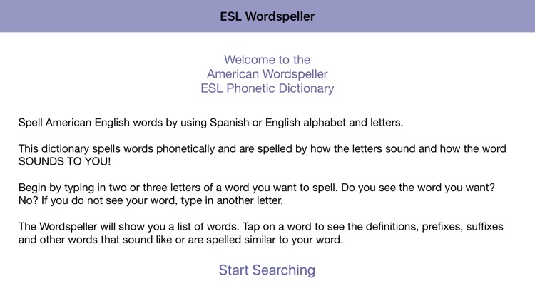 Wordspeller ESL Dictionary screenshot-3