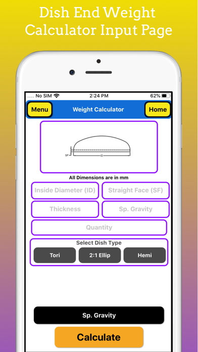 Fabrication Weight Calculator screenshot 3