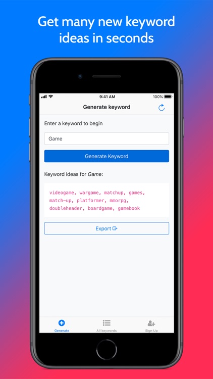 App Keyword Finder Tool