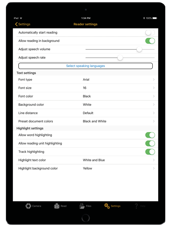 KNFB Reader iPad KNFB Reader iPad