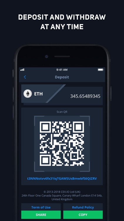 CEX.IO Cryptocurrency Exchange screenshot-3