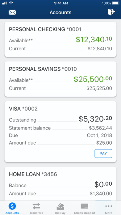 Chevron FCU Mobile Banking screenshot 2