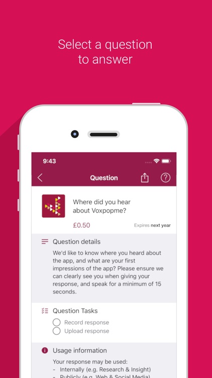 Voxpopme - Paid Video Surveys