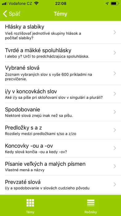 Slovenská gramatika screenshot 2