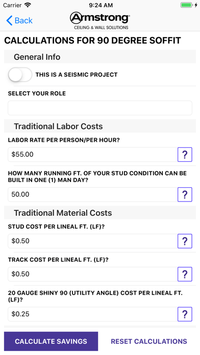 AWI Savings Calculator screenshot 2