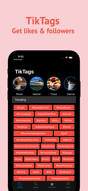 TikTags for Hashtags - Likes