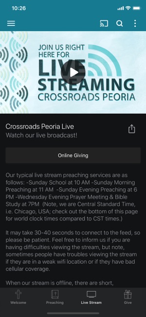 Crossroads Baptist Peoria(圖3)-速報App