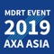 The AXA Asia MDRT Convention and Gala Dinner 2019 app is designed for guests to navigate the event details