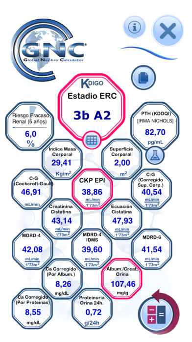 Global Nephro Calculator screenshot 2