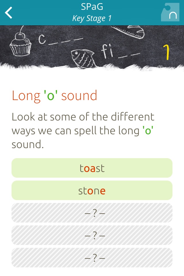 SPaG Bronze: KS1 screenshot 2