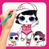 Vladimir Krepskiy - LOL Dolls - How To Draw  artwork