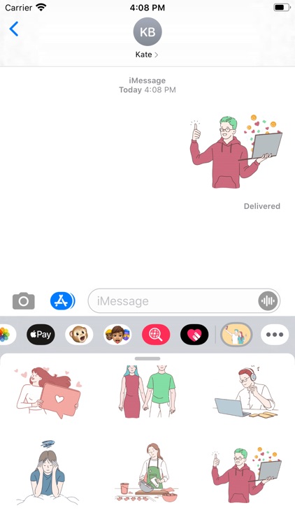 Romantic Dating Stickers screenshot-3