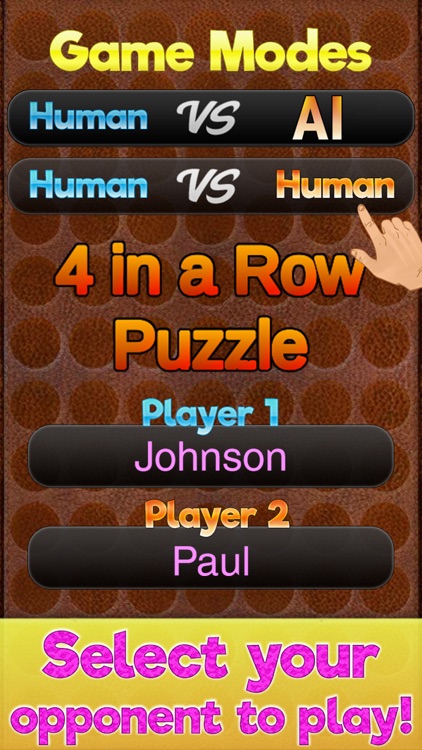 4 in a Row Puzzle Connect Game