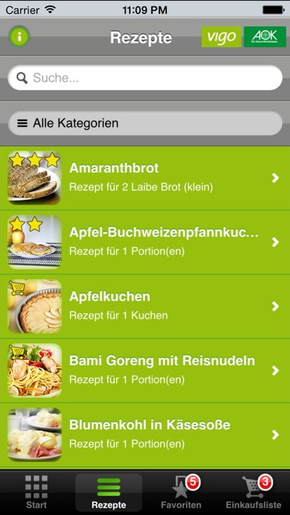 AOK glutenfreie Rezepte