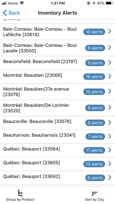 SWIG Alerts Québec screenshot 2