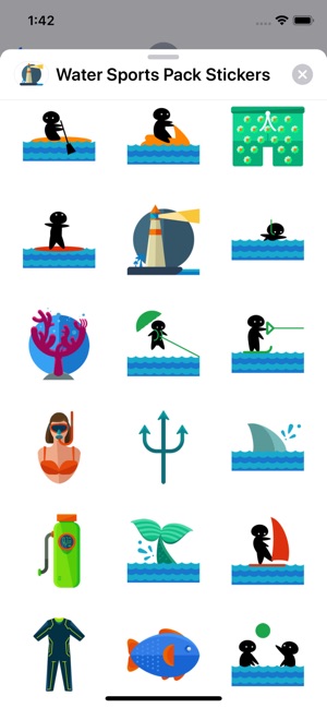 Water Sports Pack Stickers(圖3)-速報App