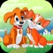 Very interesting game,both cats and dogs fighting game,you can play one of two people can rally,put something between each other to each other,touch each other can cause harm to each other,players need to keep their blood lot at 0,cat dog fish bones cast throw chicken,buttons have different effects of the above attack,  smartphone puzzle casual game