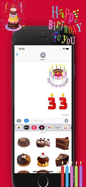 Happy Birthday Sticker - Packs