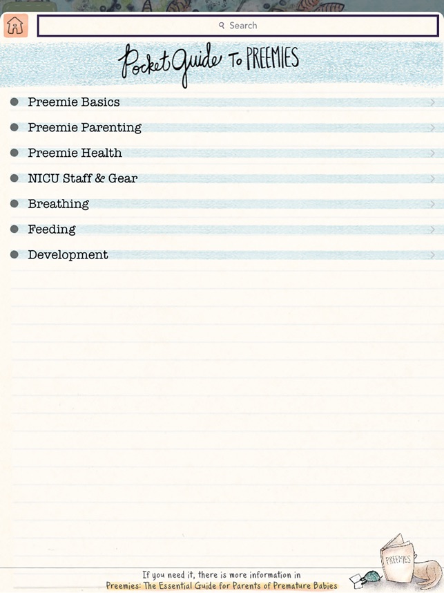 Preemie Developmental Milestones Chart