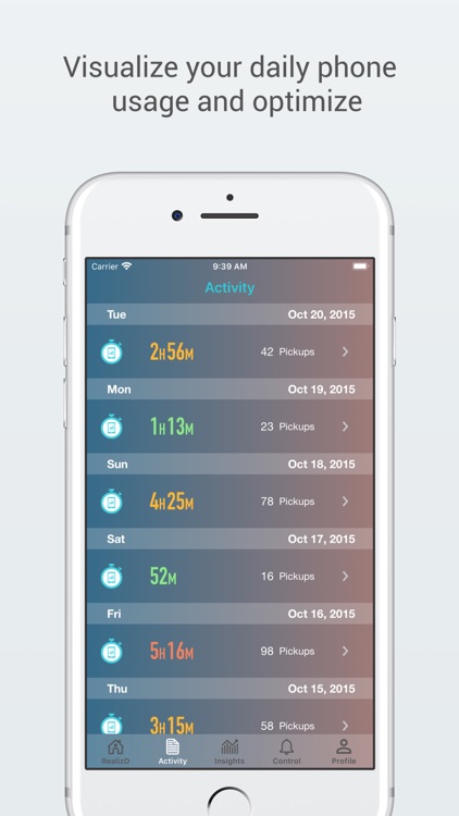 RealizD - Screen Time Tracker