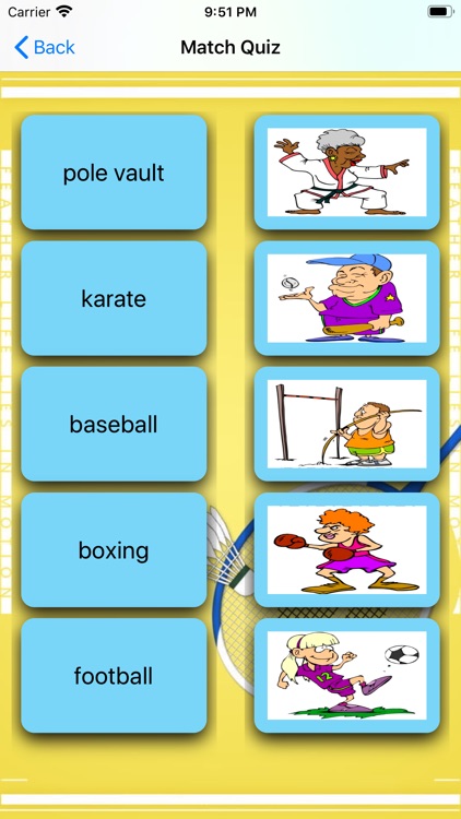 Baseball ESL Printable Picture Dictionary Worksheet For Kids