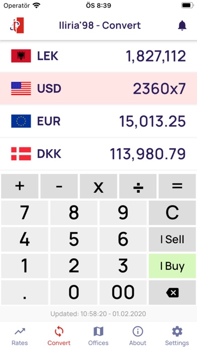 Iliria'98 Money Exchange screenshot 3