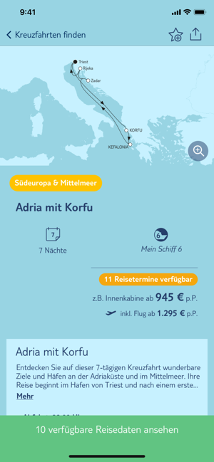 Mein Schiff Kreuzfahrten Im App Store