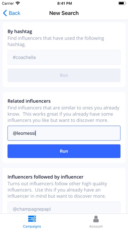 Sift - Influencer Discovery