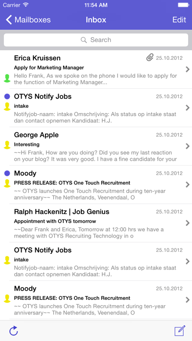 How to cancel & delete OTYS Mail from iphone & ipad 2