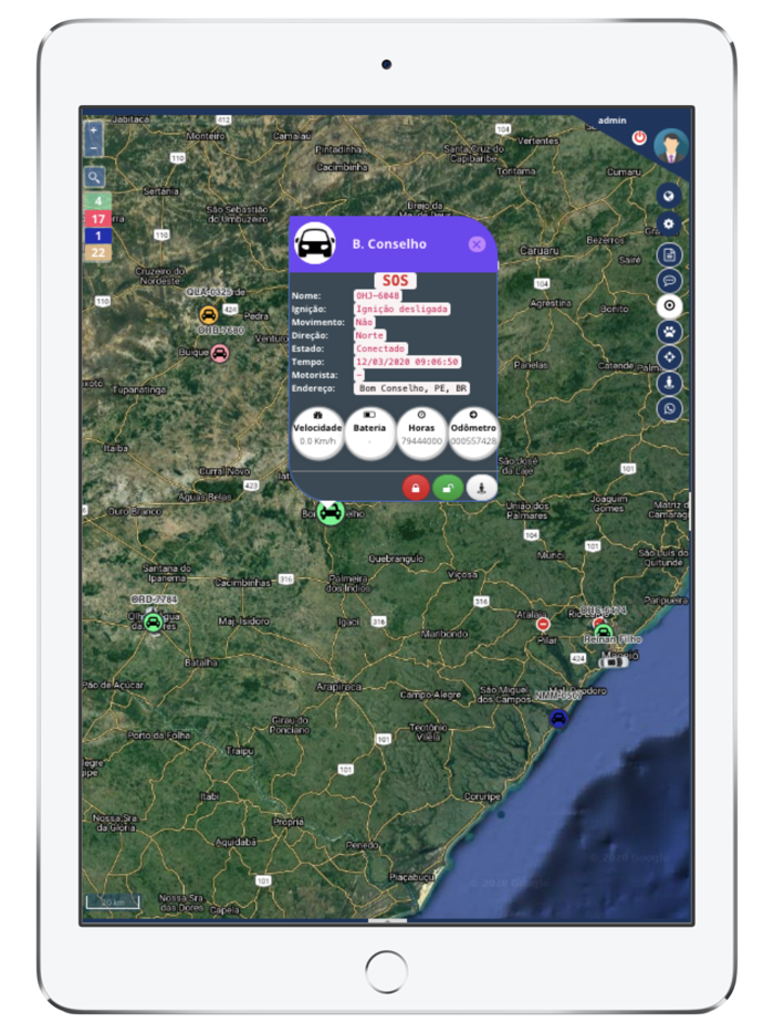 Central de Rastreamento GPS