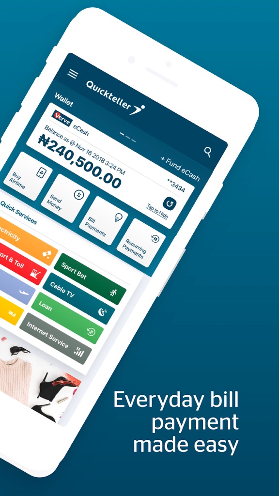 【图】Quickteller -Payments & Wallet(截图2)