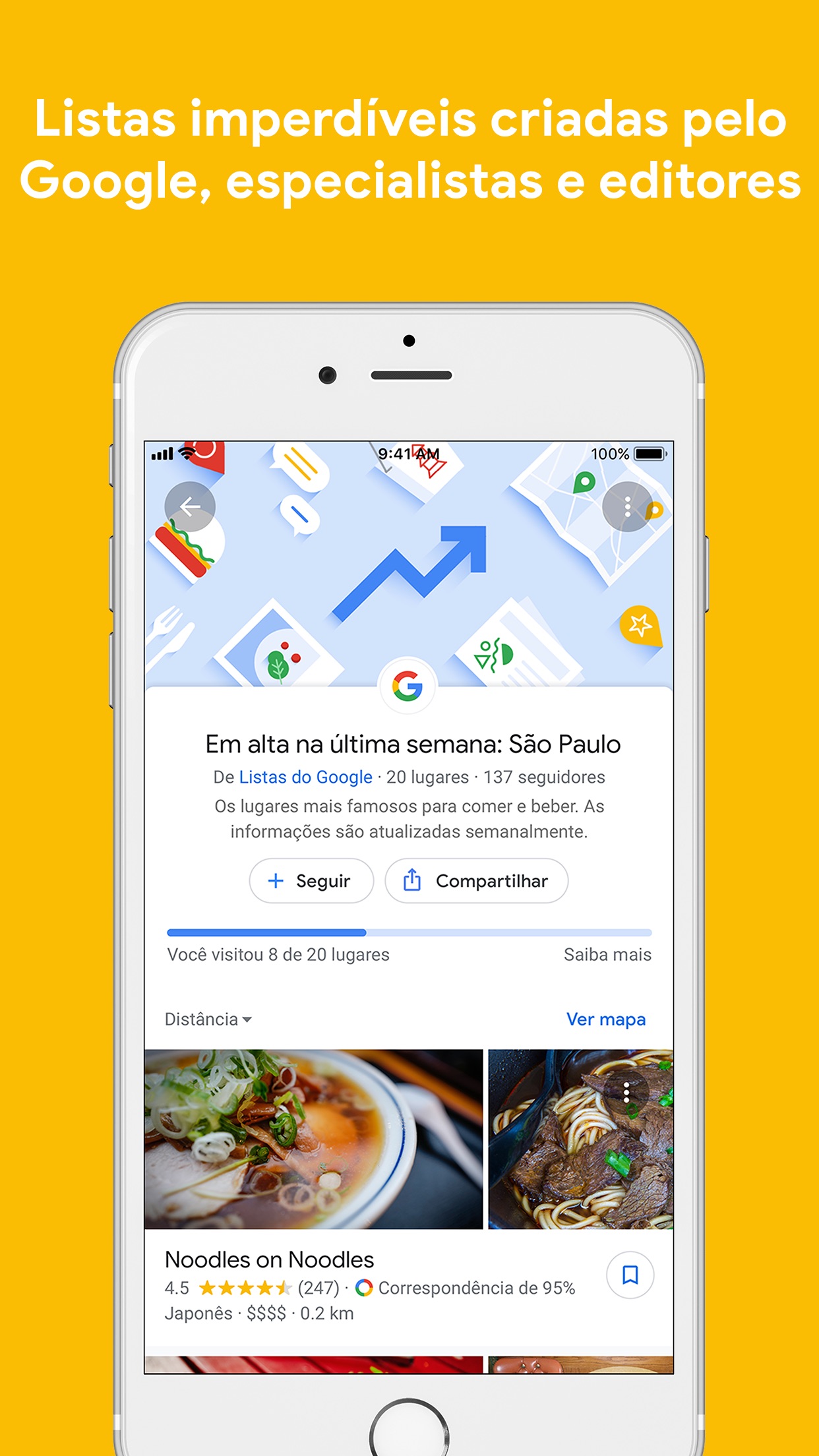 Screenshot do app Google Maps -trânsito & comida