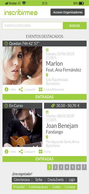 Captura 2 Inscribirme iphone