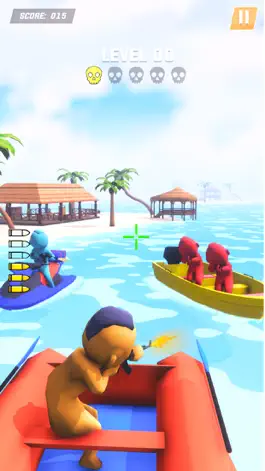 Game screenshot Перестрелка на скоростной лодк apk