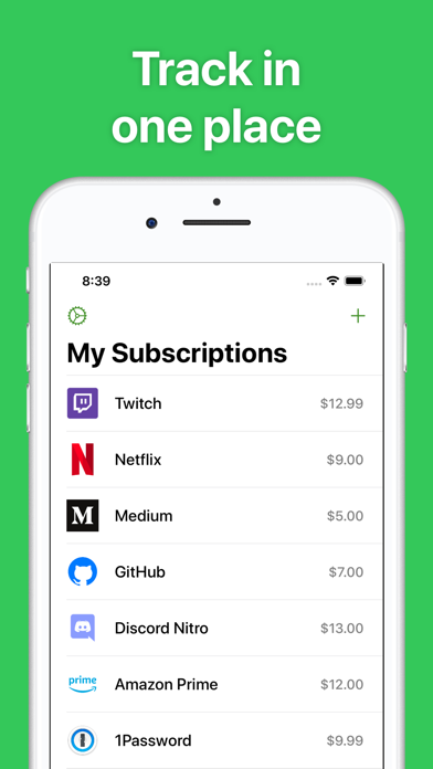 Subscription Manager+ screenshot 3