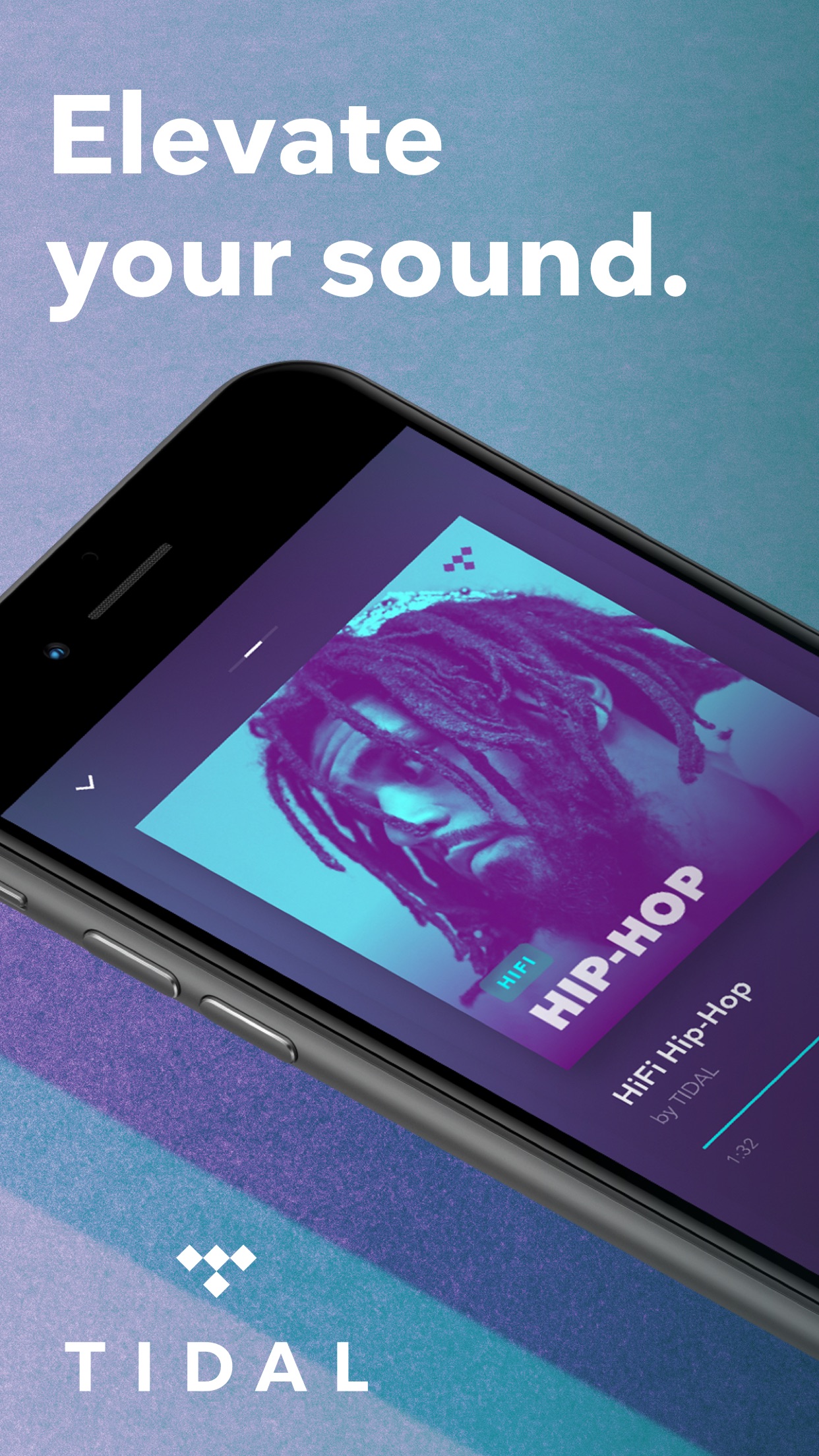 Screenshot do app TIDAL Music